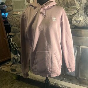 Adidas Women's Light Pink Hoodie
